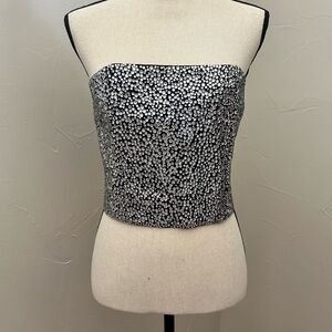 Ceresi Bead & Crystal-Embellished Crop Top